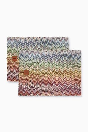 Andorra Placemats in Chevron, Set of 2