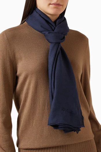 Signature Stole in Silk-wool