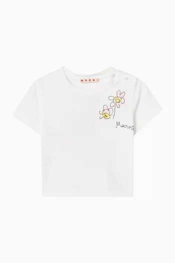 Logo-print T-shirt in Cotton