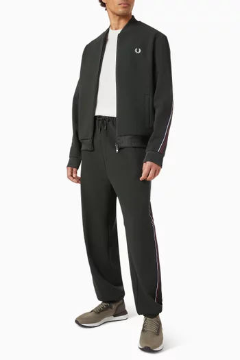 Stripe Tape Pique Track Jacket
