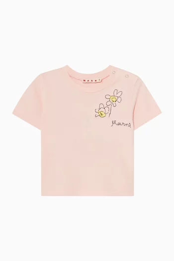 Logo-print T-shirt in Cotton