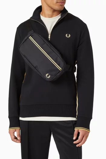 Tipped Tape Crossbody Bag in Nylon