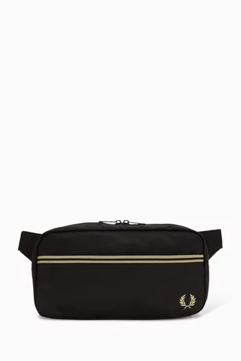 Tipped Tape Crossbody Bag in Nylon