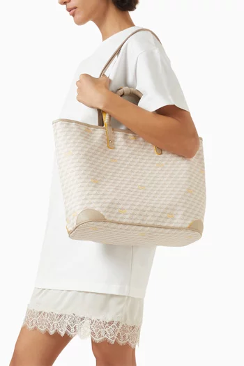 Double Battle 35 Tote Bag in Scale Canvas