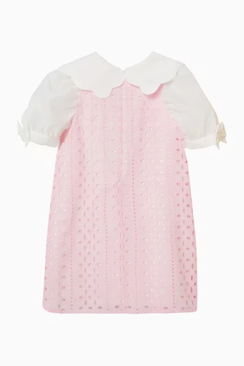 Puff Sleeve Shift Dress