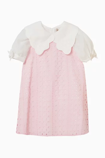 Puff Sleeve Shift Dress