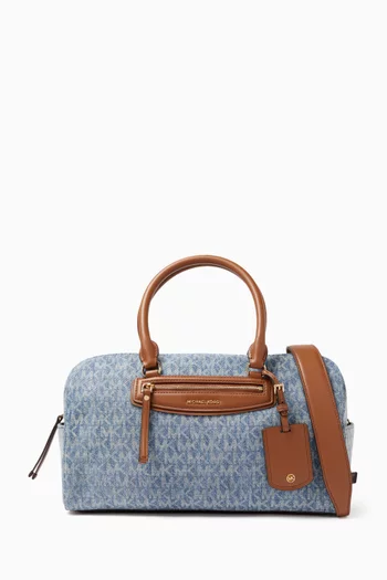 Medium Jet Set Travel Bag in Denim