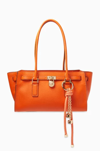 Small Hamilton Moderne Satchel Bag in Leather
