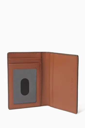Bifold Card Case in Logo Canvas