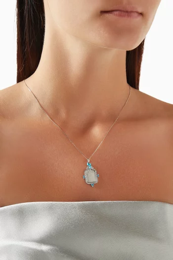 Ayut Al Kursi Diamond Pendant Necklace in 18kt Gold
