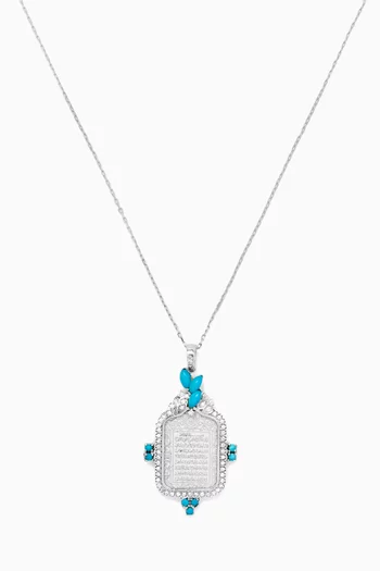 Ayut Al Kursi Diamond Pendant Necklace in 18kt Gold