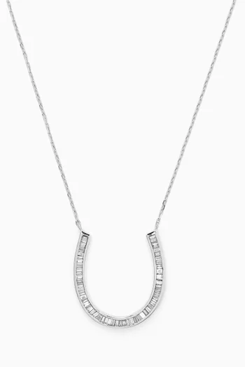 Lucky Horse Diamond Necklace in 18kt Gold