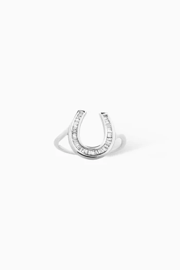 Lucky Horse Diamond Ring in 18kt Gold