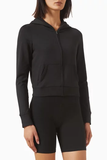 Halo Mini Full-zip Hoodie in DreamKnit™