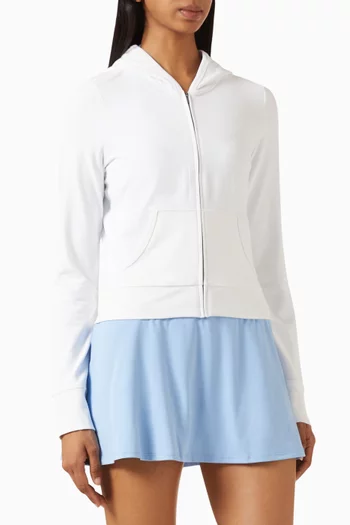 Halo Mini Full-zip Hoodie in DreamKnit™
