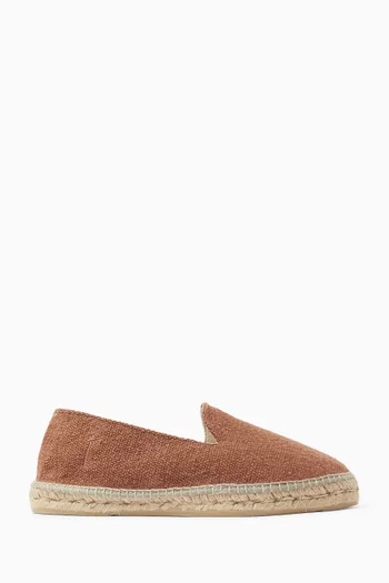 Flat Espadrilles in Suede