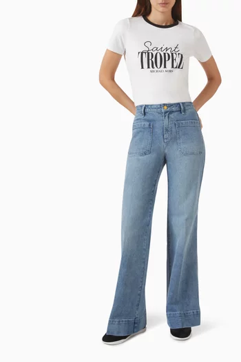 St. Tropez T-shirt in Stretch Cotton