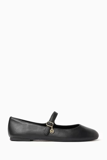 Nellie Flex Ballerina Flats in Leather