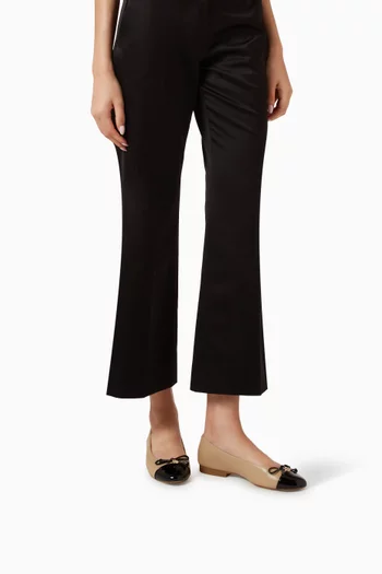 Piper Flex Ballerina Flats in Leather