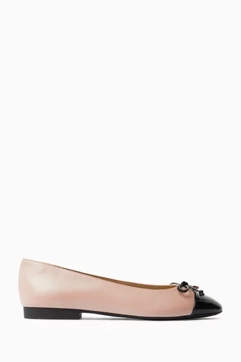Piper Flex Ballet Flats in Leather