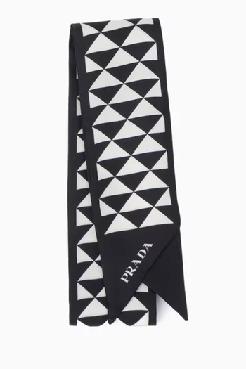 Printed Tie in Silk