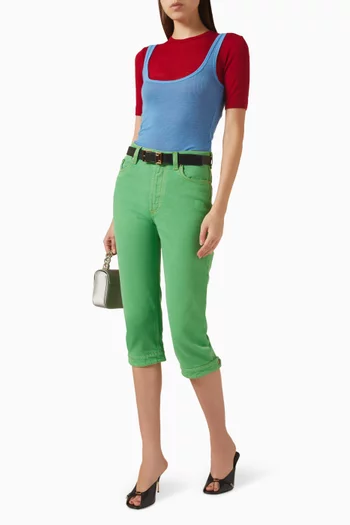 Capri Jeans in Denim