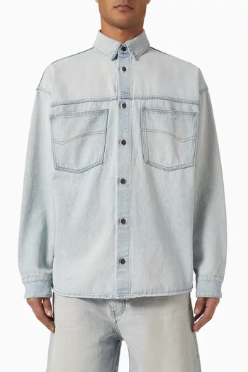 Long Sleeve Shirt in Denim