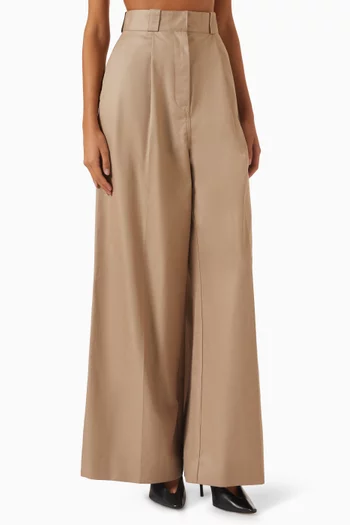 High-waist Wide-leg Pants