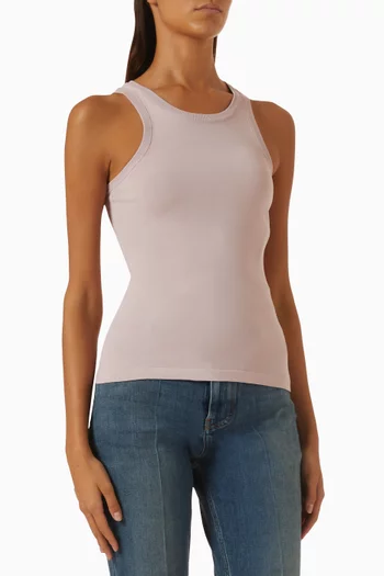 Knit Tank Top in Viscose Blend