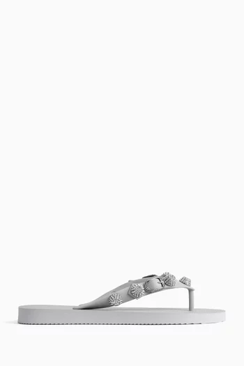 Cagole Thong Sandals in Rubber