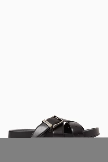 Belt Mules in Calfskin