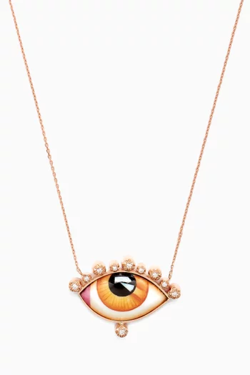 Russe Grand Ambre Diamond Necklace in 14kt Gold