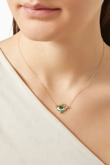 Russe Petit Diamond Necklace in 14kt Gold
