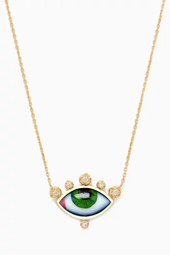 Russe Petit Diamond Necklace in 14kt Gold