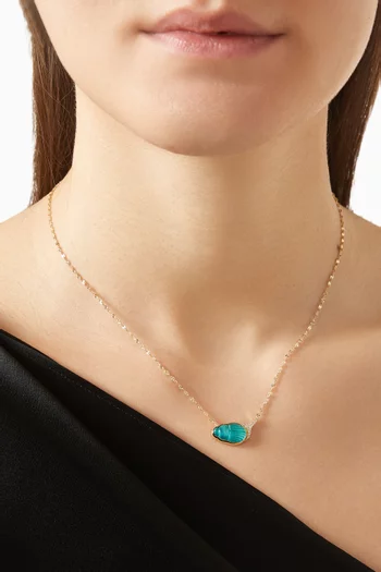 Small Giada Diamond Necklace in 14kt Gold