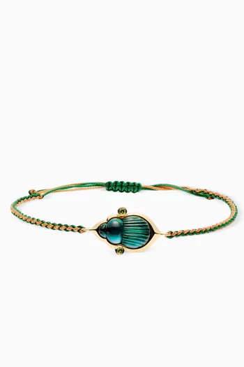 Small Giada Macrame bracelet in 14kt Gold