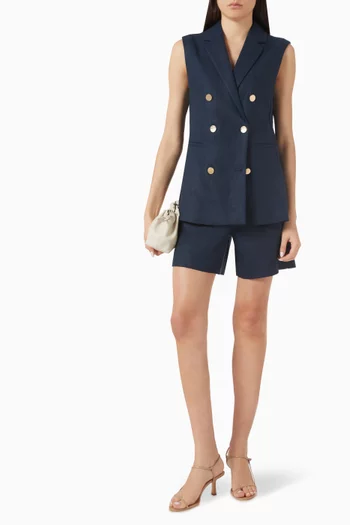 Party Tailored Shorts in Linen