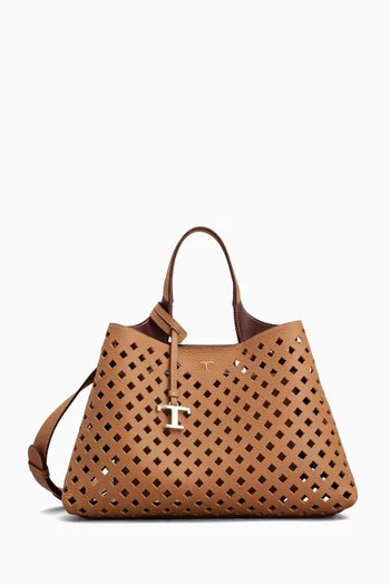 Top-handle Bag in Calfskin Leather