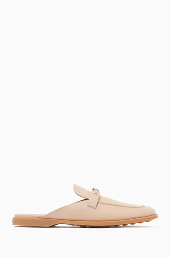 Gommino Driving Mules in Leather