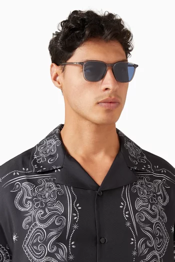 Square Sunglasses in Acetate