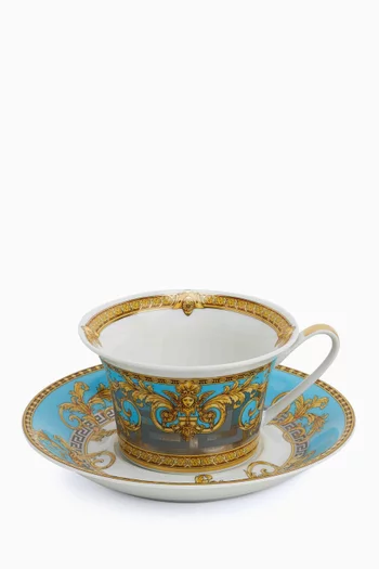 x Rosenthal Prestige Gala Tea Cups & Saucers in Porcelain, Set of 6