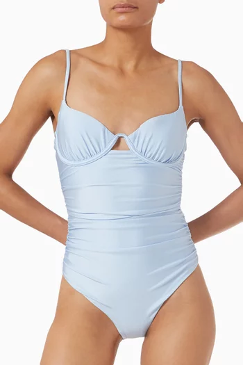 Laine Ruched One-piece Swimsuit