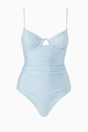 Laine Ruched One-piece Swimsuit