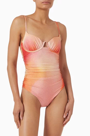 Laine Ruched One-piece Swimsuit