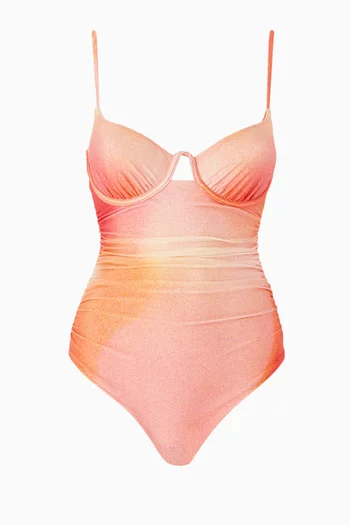 Laine Ruched One-piece Swimsuit