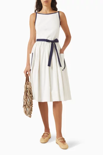 Slubbed Toile Dress