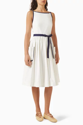 Slubbed Toile Dress