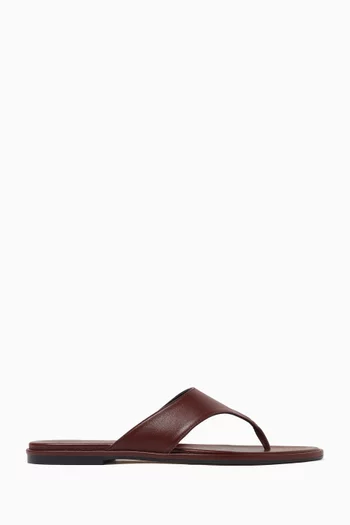 Amaya Flats in Nappa Leather