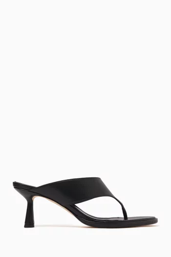 Olenna 65 Thong Sandals in Nappa Leather