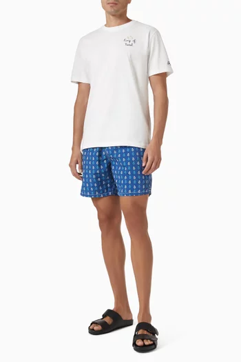 Caprese Bandanna Swim Shorts